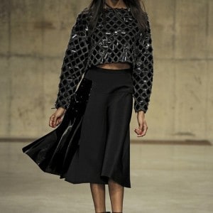 Flaired, multi split skirt & short top. Easy in a wheelchair