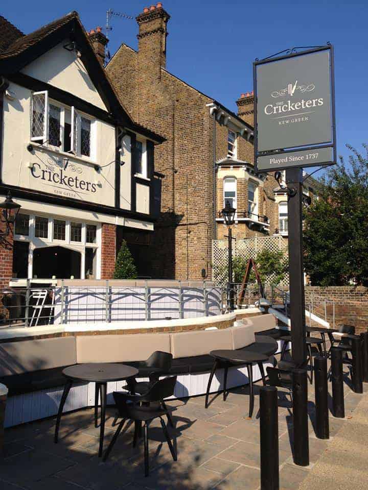 The Cricketers Accessible And Comfortable Pub On Kew Green Blue