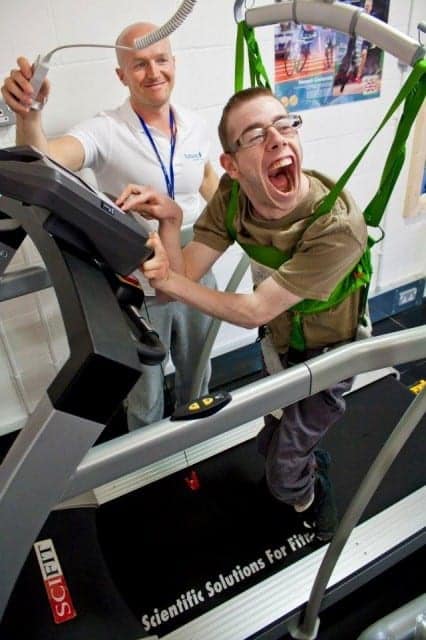 treadmill via hoist