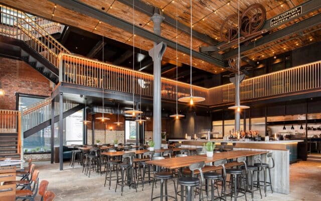 The Light Bar Shoreditch, brightly Lit Accessible Venue. Industrial Style Venue