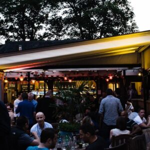 The Metropolitan W. Didsbury Manchester - Accessible Garden. Before Social distancing Obvs.