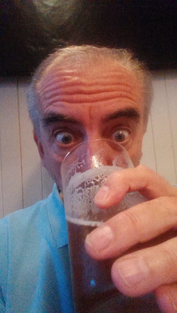 Looks Like The Relative Lieutenant Has Taken The 'Does you Good' Medicinal Quality of Beer to Heart??!