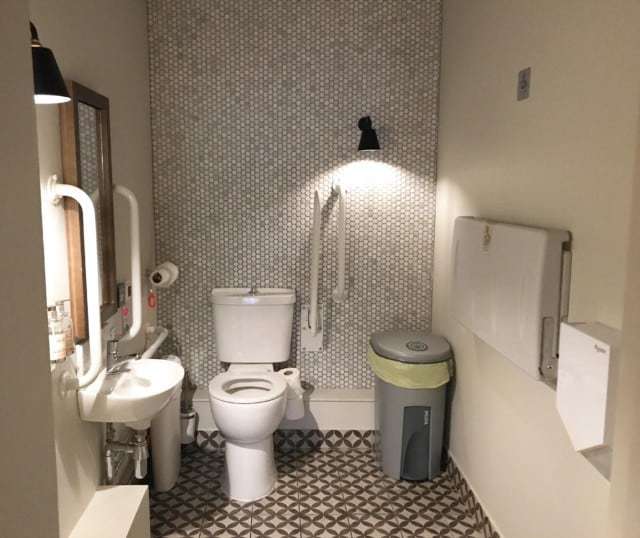 Well Decorated, Equipped and Clean Disabled Loo - Worthy of a BBS Award!