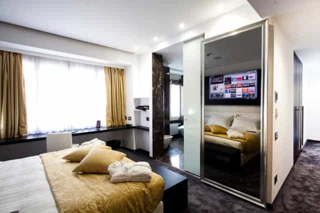 Room at Style Hotel is Small & Furniture Had to be Moved to Accommodate the Wheelchair. Bathroom had just 1 Grab Rail